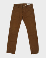 Rogue Territory RGT Made In USA Mid Rise Canvas Slim Taper Officers Trousers - W34 L35
