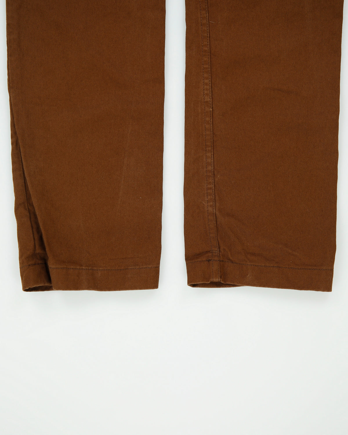 Rogue Territory RGT Made In USA Mid Rise Canvas Slim Taper Officers Trousers - W34 L35