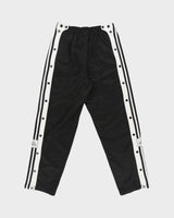 Vintage '02 Y2K Adidas 3-Stripe Loose Fit Straight Leg Popper Tracksuit Bottoms - M