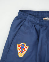 Vintage 2008 Y2K Nike Croatia Football Fit-Dry Loose Fit Wide Leg Zip Cuff Tracksuit Bottoms - M