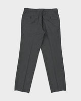 Hugo Boss Pasini 2 Pinstripe Wool Mid Rise Relaxed Tapered Fit Suit Trousers - W35 L32