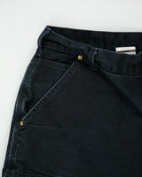 Vintage Carhartt B01 BLK Union Made In USA Firm Duck Double Front Canvas Loose Original Fit Carpenter Trousers - W34 L30