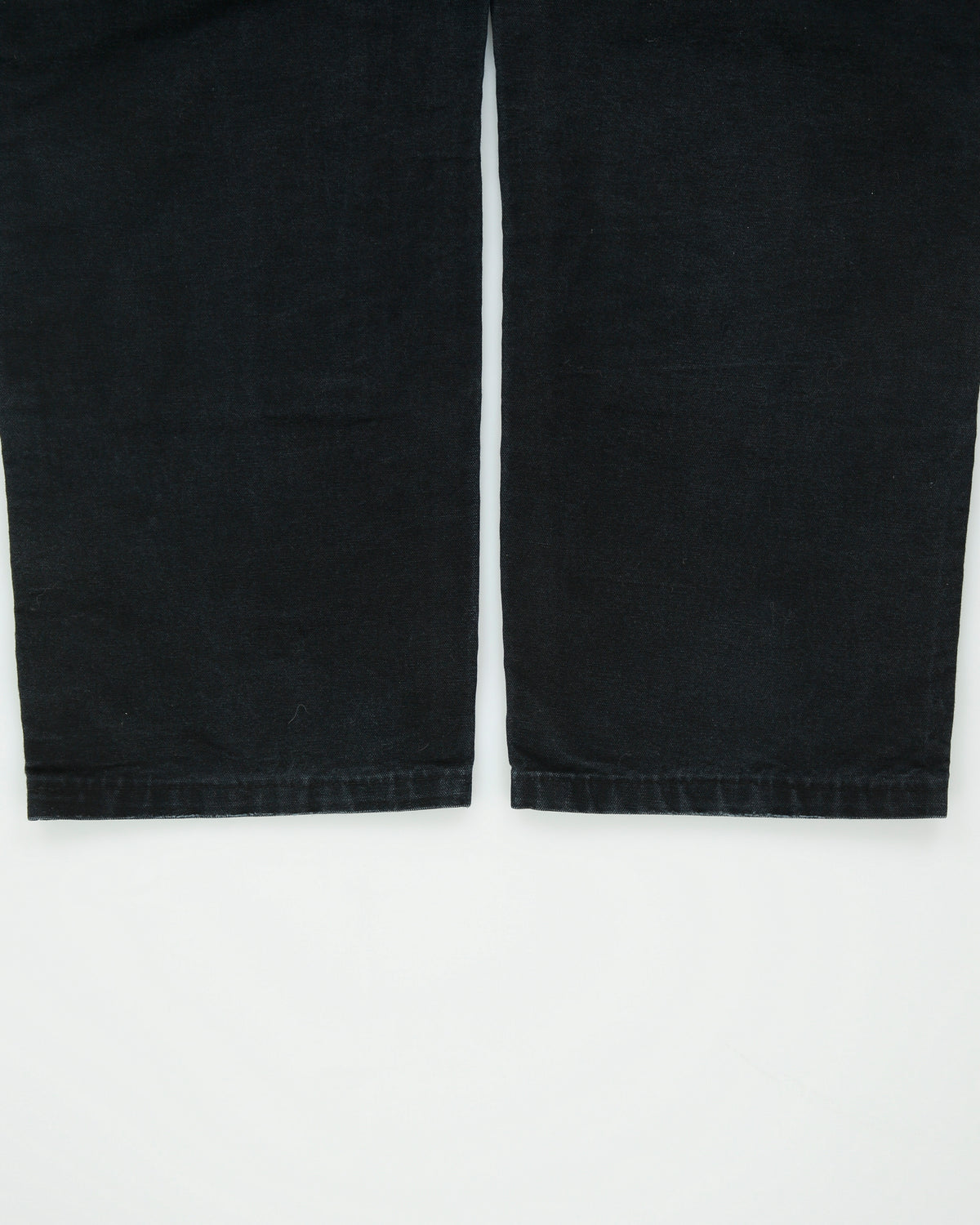 Vintage Carhartt B01 BLK Union Made In USA Firm Duck Double Front Canvas Loose Original Fit Carpenter Trousers - W34 L30