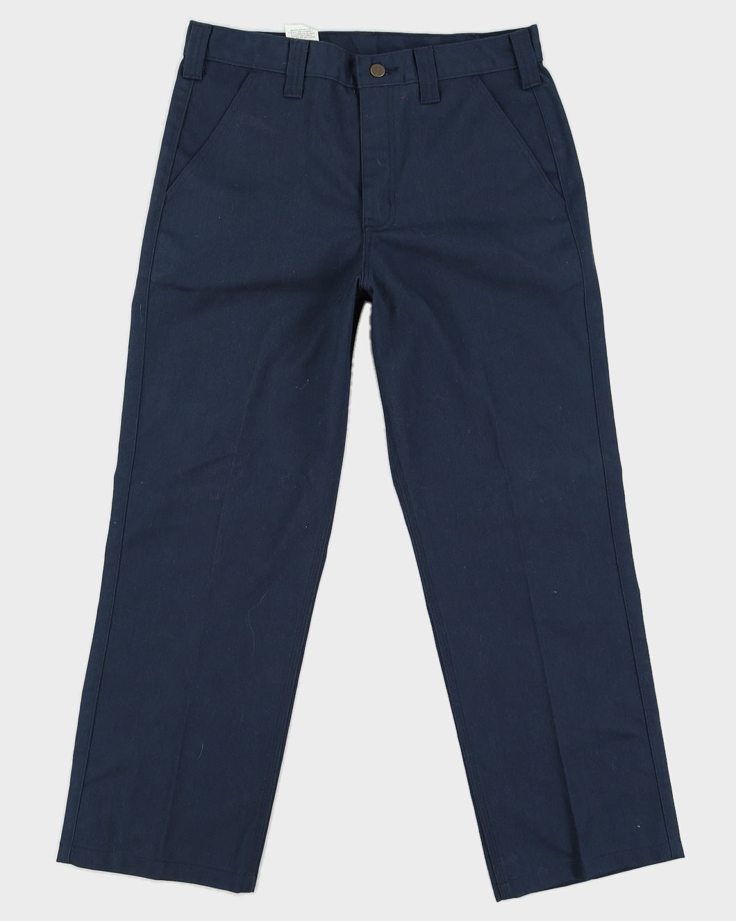 Carhartt Navy Blended Twill Trousers - W32 L32