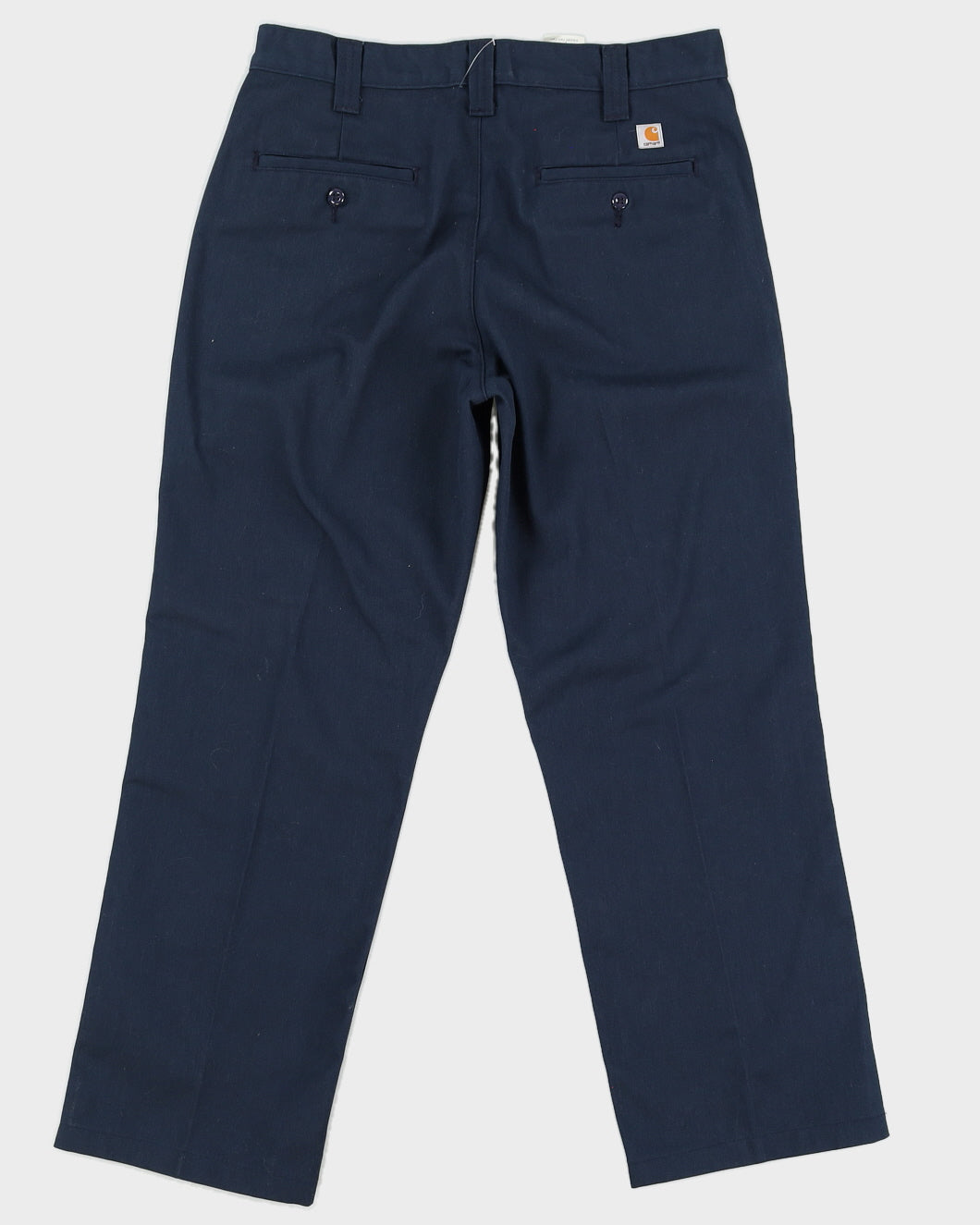 Carhartt Navy Blended Twill Trousers - W32 L32