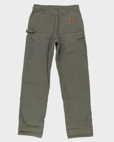 Carhartt Green Dungaree Fit Trousers - W34 L36