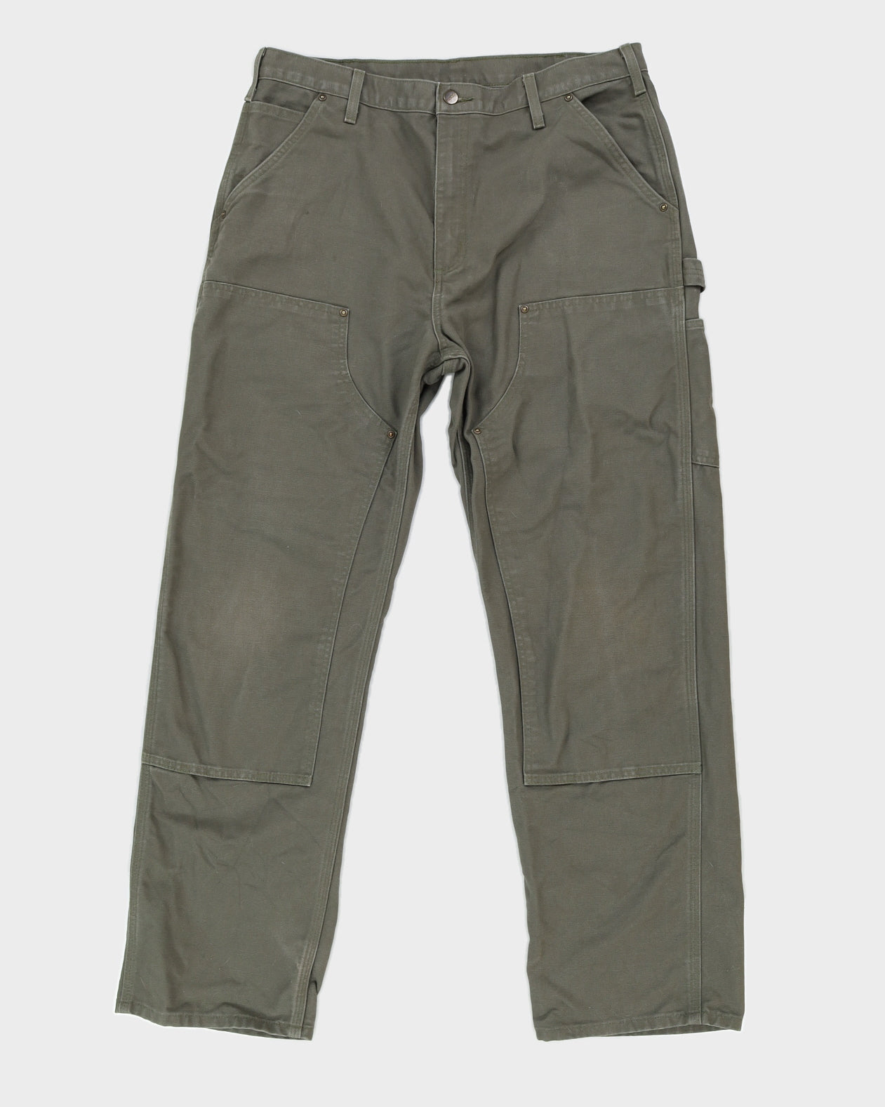 Carhartt Green Dungaree Fit Trousers - W36 L32