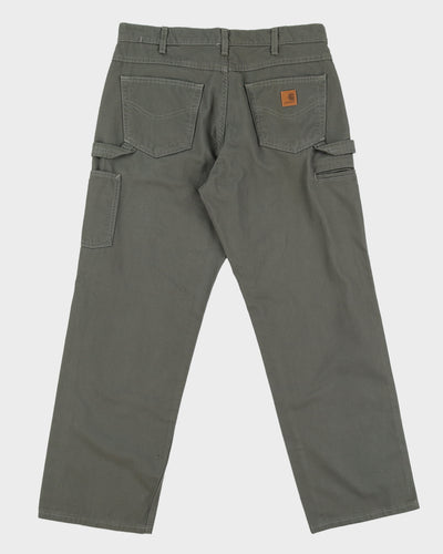 Carhartt Green Loose Fit Trousers - W34 30