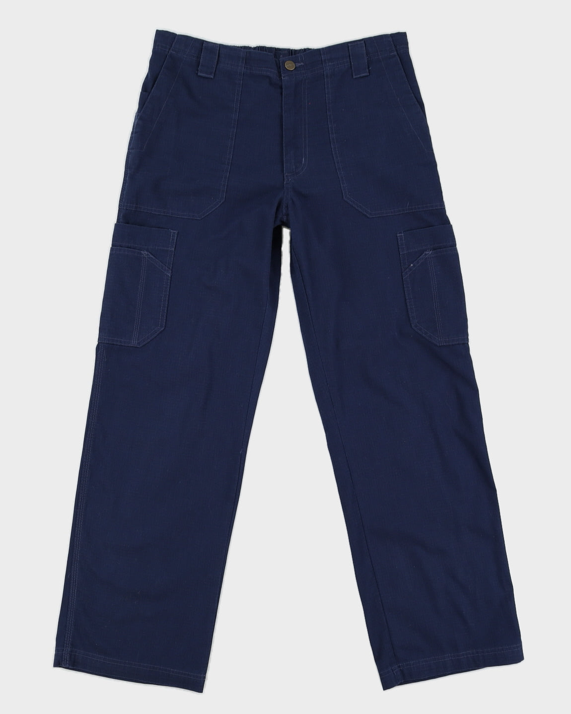 Carhartt Navy Ripstop Cargo Pants - S