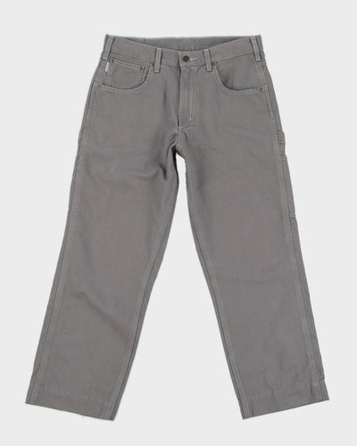 Carhartt Men's Grey Loose Fit Trousers - W32 L30