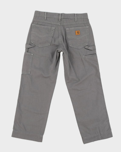 Carhartt Men's Grey Loose Fit Trousers - W32 L30