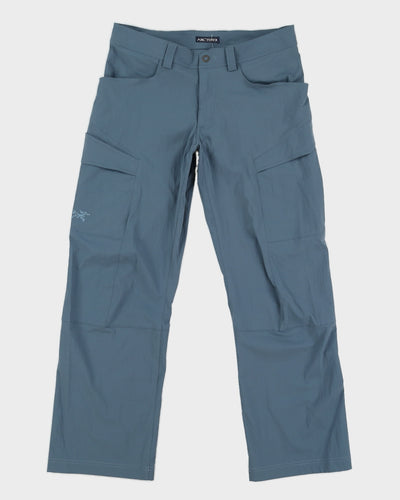 Arc'Teryx Blue Nylon Cargo Trousers - W32 L32