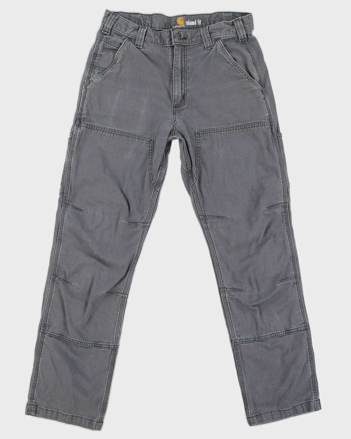 Carhartt Grey Double Knee Trousers - W32 L32