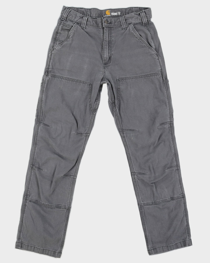Carhartt Grey Double Knee Trousers - W32 L32