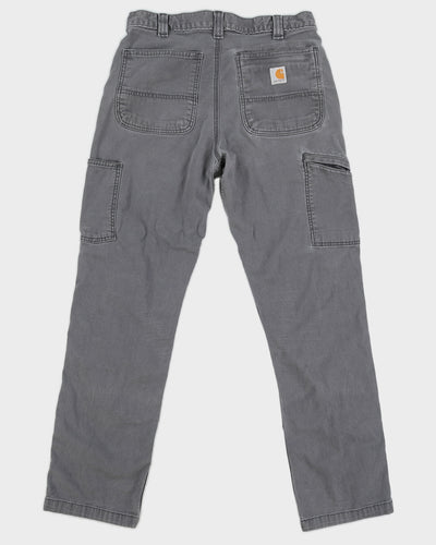 Carhartt Grey Double Knee Trousers - W32 L32