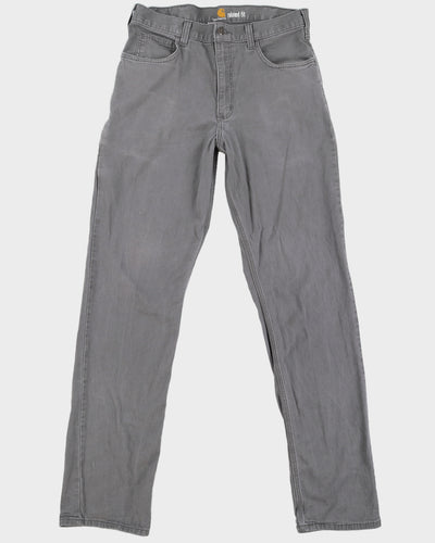 Carhartt Grey Relaxed Fit Trousers - W34 L36