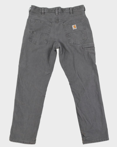 Carhartt Grey Relaxed Fit Trousers - W35 L30