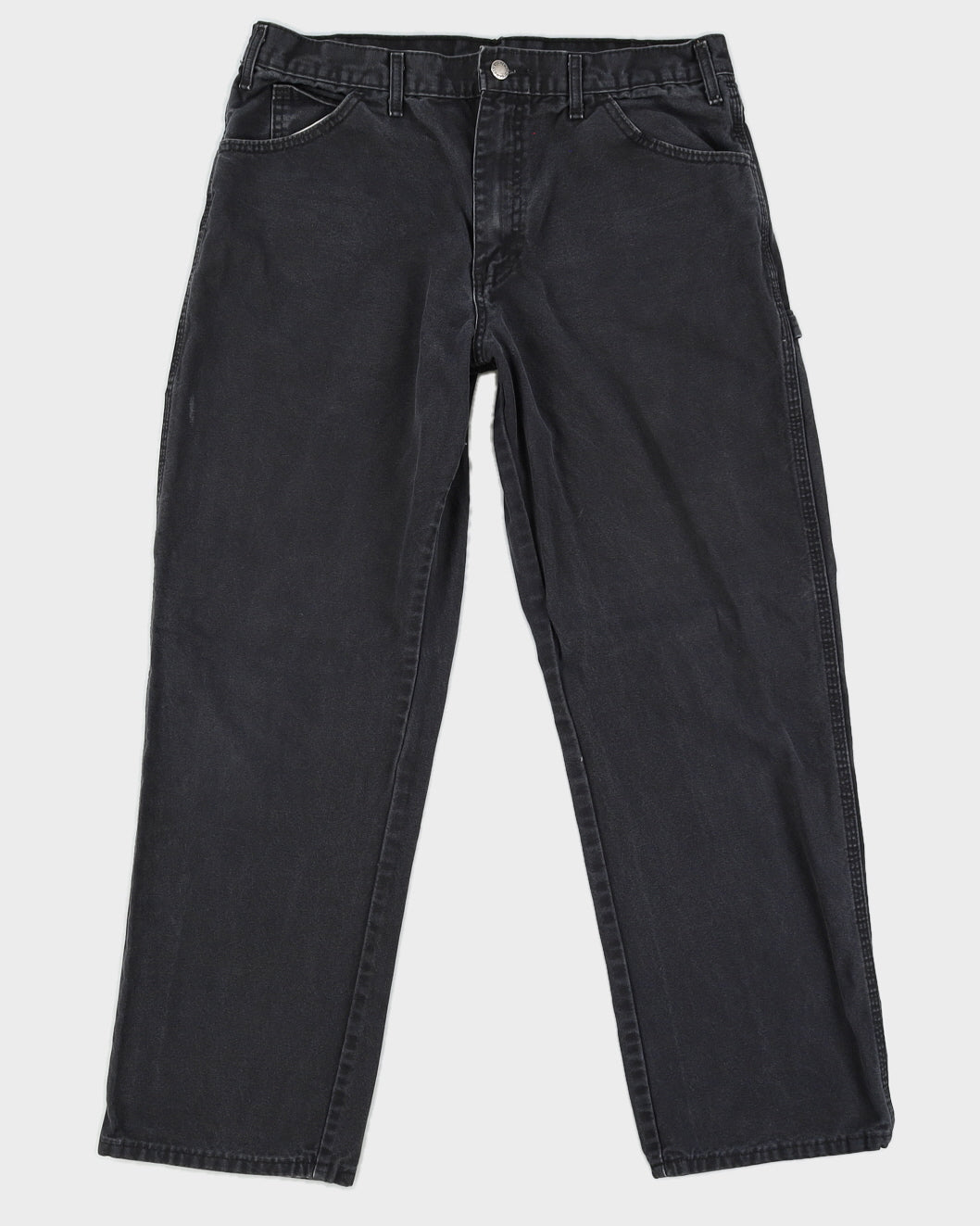 00s Dickies Black Cargo Trousers - W34 L30