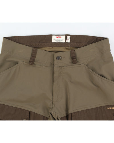 Green Fjall Raven Keb Walking Trousers - M