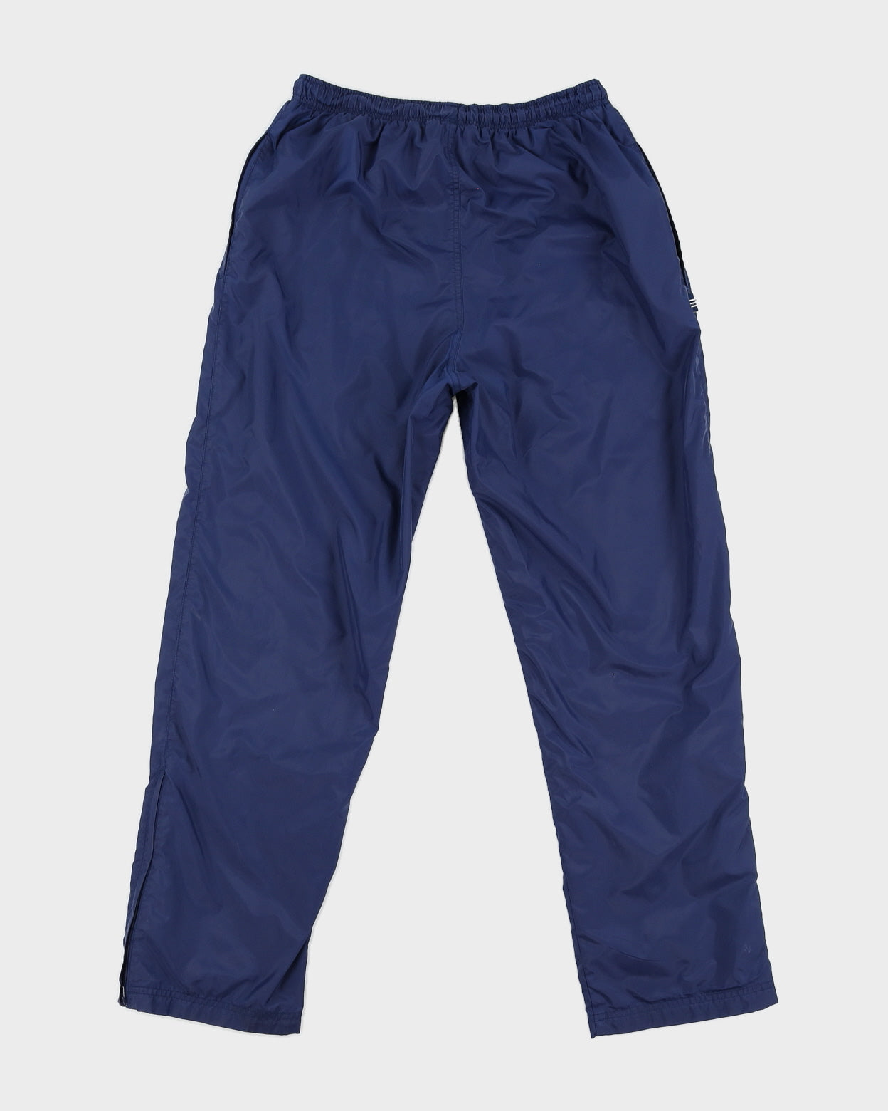 00s Adidas Blue Navy Tracksuit Bottoms - W32 L30