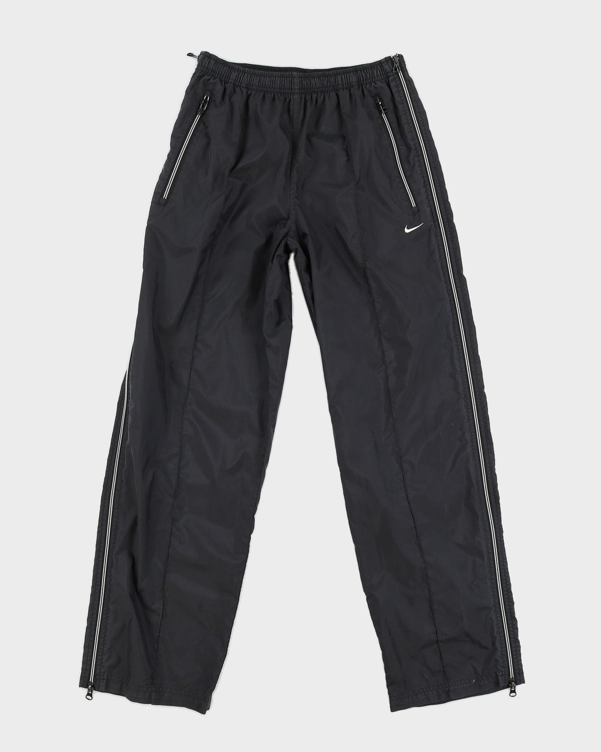 Vintage 90s Nike Black Tracksuit Bottoms - W34 L31