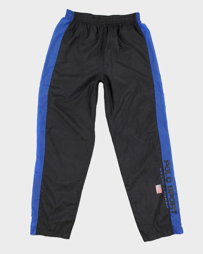 Polo Sport Ralph Lauren Black / Blue Tracksuit Bottoms - W34 L32