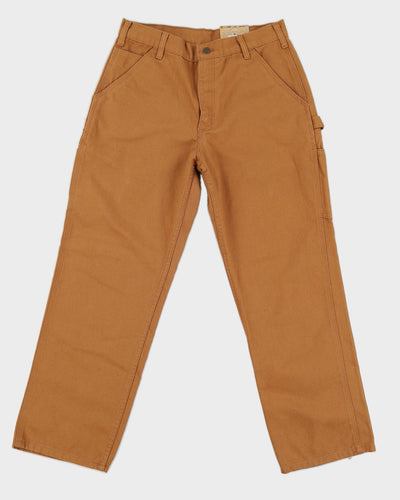 Carhartt Brown Work Trousers Deadstock With Tags  - W32 L30