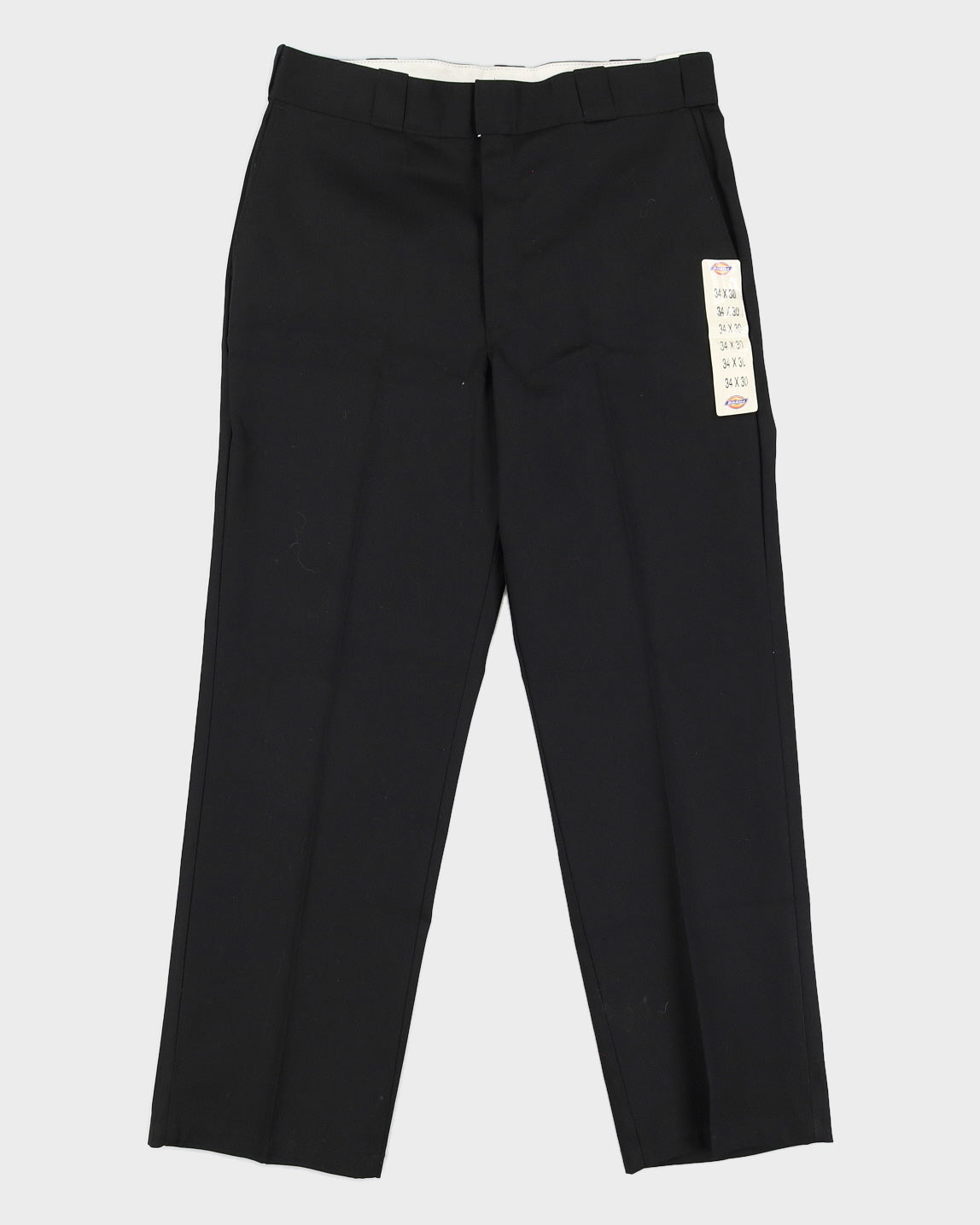 00s Dickies 874 Black Trousers Deadstock With Tags - W34 L30