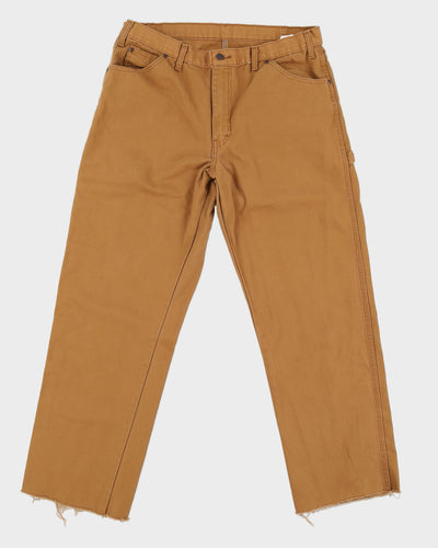 00s Dickies Brown Cargo Trousers - W36 L31