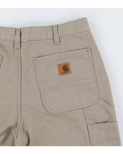 00s Carhartt Beige Work Trousers - W34 L31