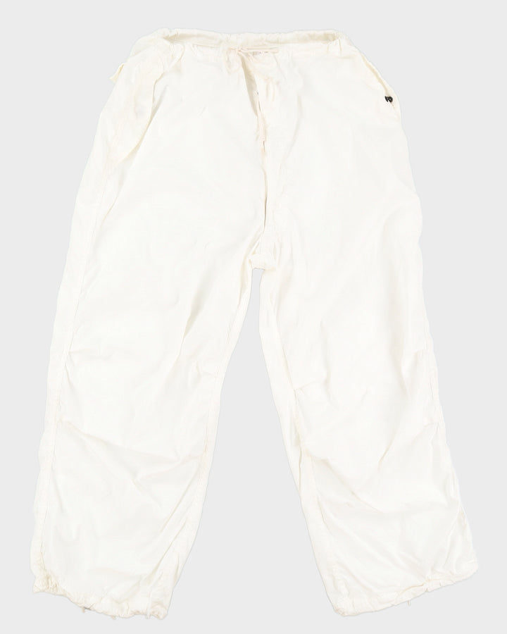 Vintage 00s White Parachute Pants - W36