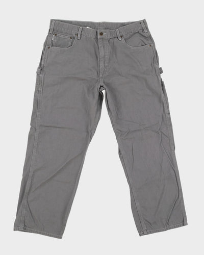 Carhartt Men's Grey Cargo Trousers - W38 L30