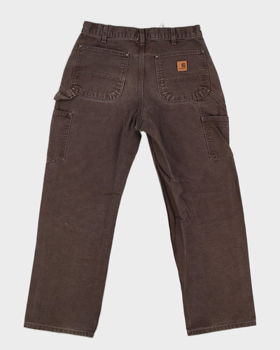 Carhartt Brown Dungaree Fit Trousers - W32 L30