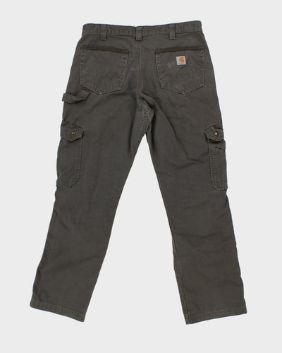 Carhartt Green Relaxed Fit Trousers - W34 L30