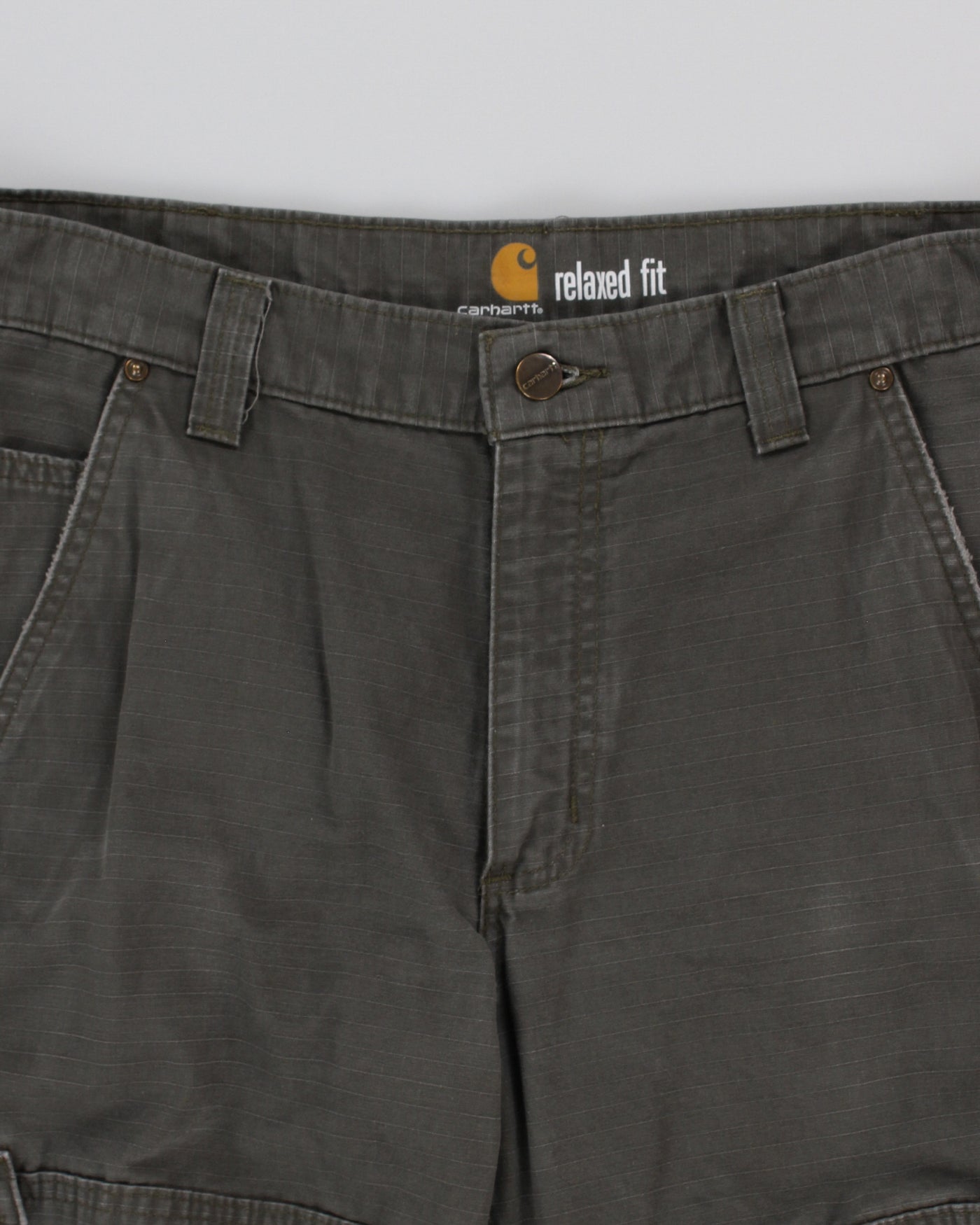 Carhartt Green Relaxed Fit Trousers - W34 L30