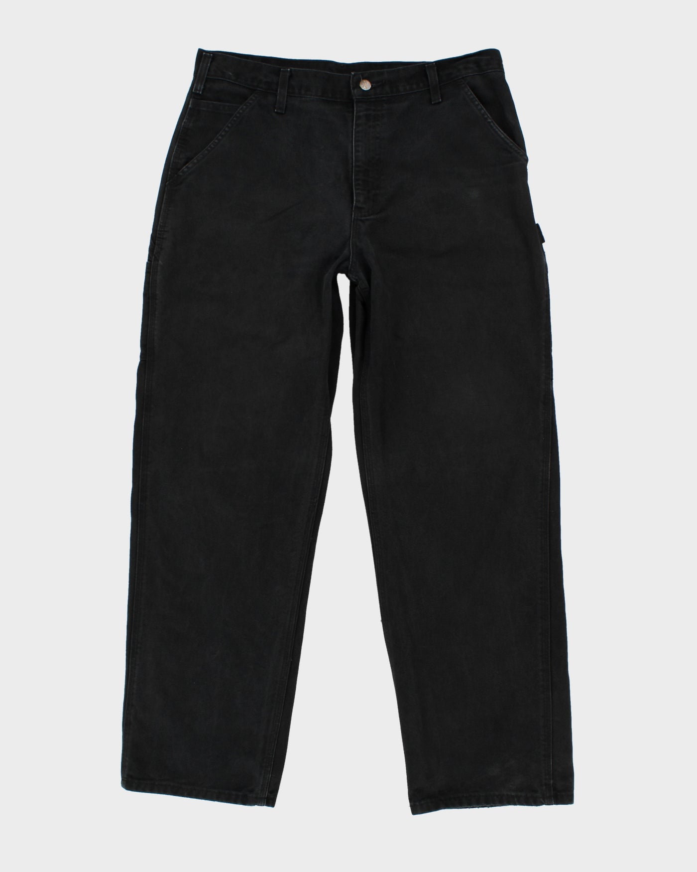 00s Carhartt Black Cargo Trousers - W35 L31