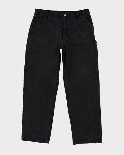 00s Carhartt Black Cargo Trousers - W35 L31