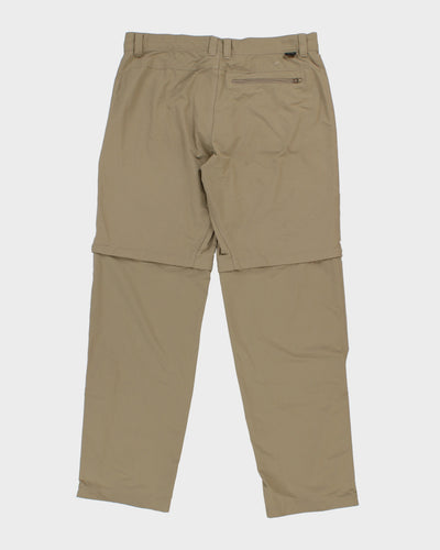 The North Face Men's Beige Tear Off Utility Trousers - W34