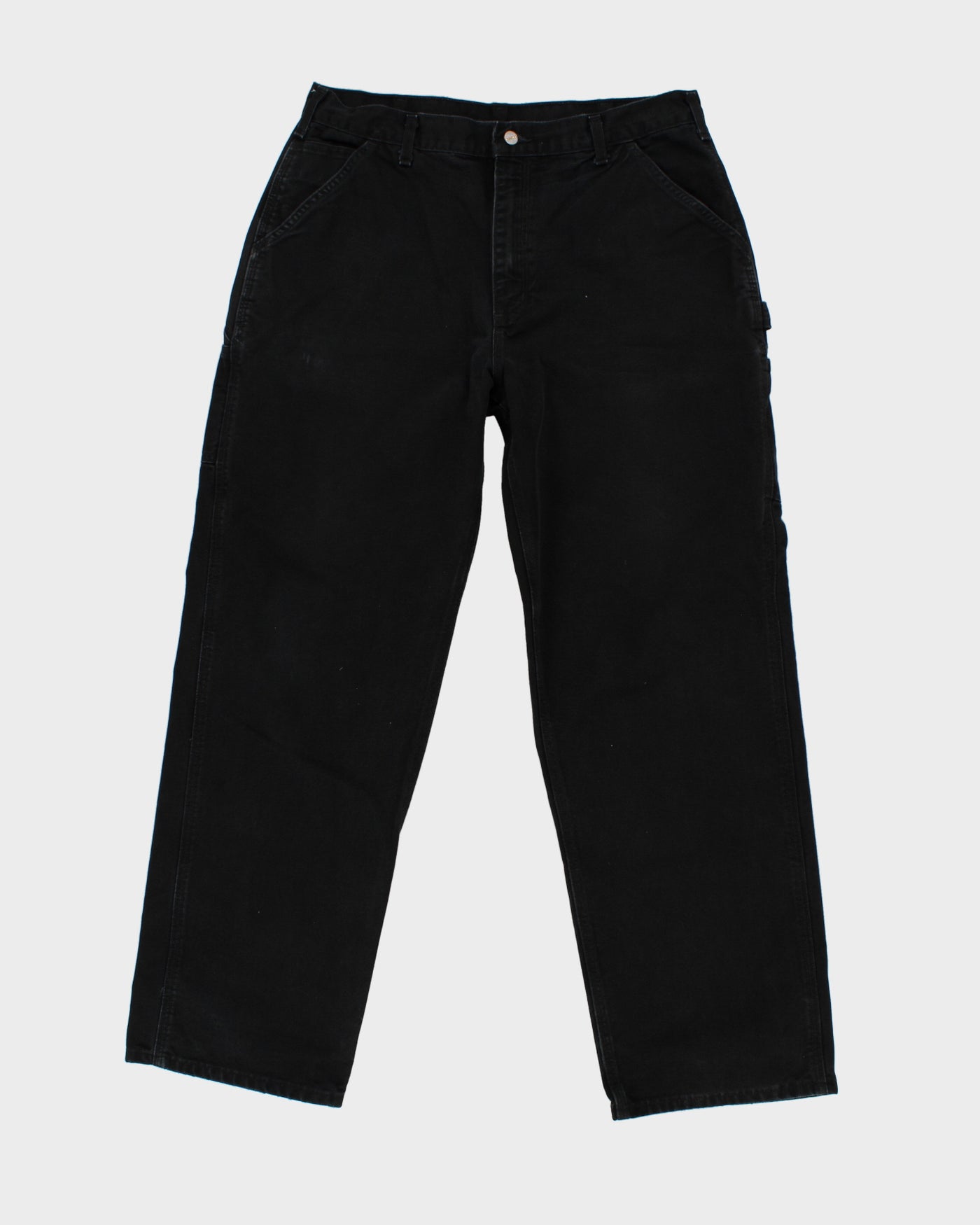 Carhartt Black Original Dungaree Fit Trousers - W36 L34