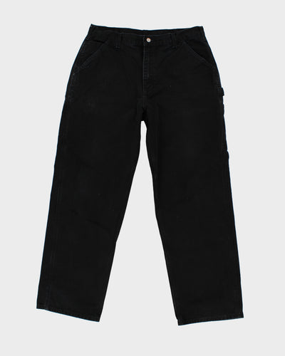 Carhartt Black Original Dungaree Fit Trousers - W36 L34