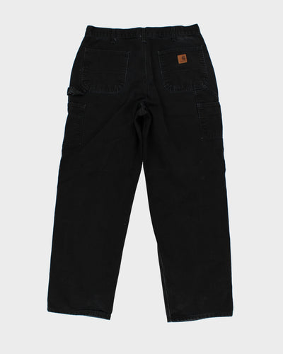 Carhartt Black Original Dungaree Fit Trousers - W36 L34