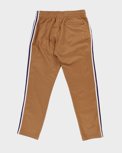Adidas Men's Sand Coloured Tracksuit Bottoms - L
