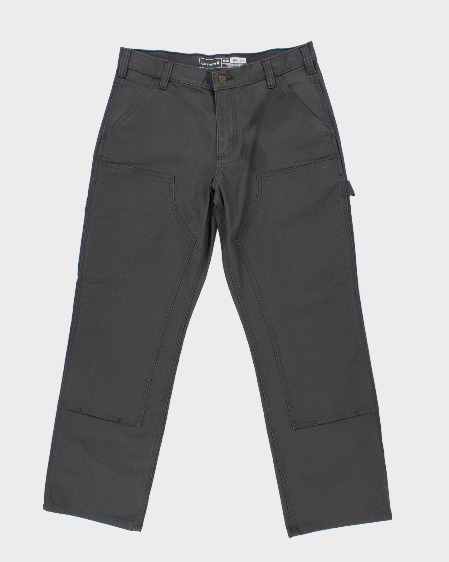 Carhartt Relaxed Fit Grey Trousers - W34 L30