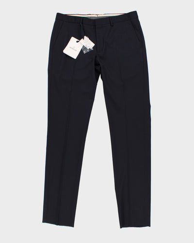 Moncler Navy Suit Trousers - W38 L36