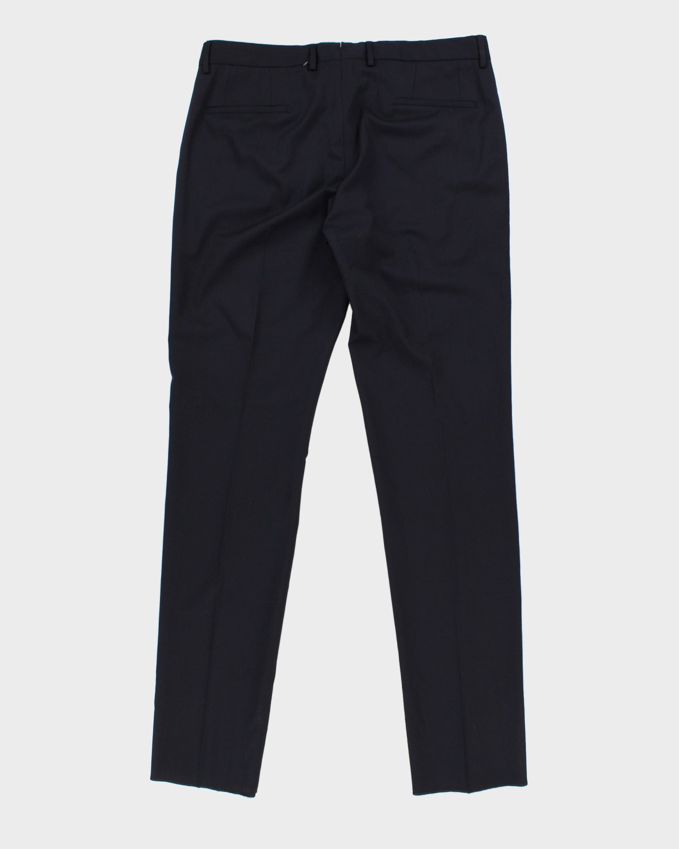 Moncler Navy Suit Trousers - W38 L36
