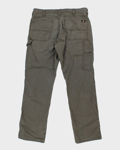 Y2K 00s Dickies Green CarpenterTrousers - W34 L32