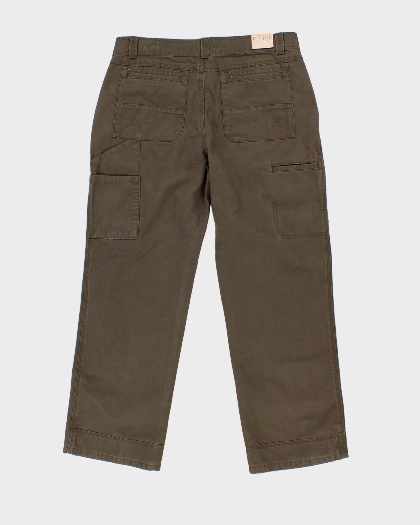 Green Deadstock Workwear Trousers - W35