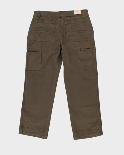 Green Deadstock Workwear Trousers - W35