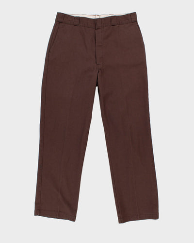 Vintage 70s Dickies Classic Brown Trousers - W36 L32