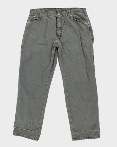 Genuine Dickies Relaxed Fit Green Carpenter Trousers - W38 L30